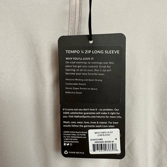 LISTING MOVED TO @wrenandfinch closet - Nathan - Tempo Quarter Zip long-sleeve - Picture 5 of 6